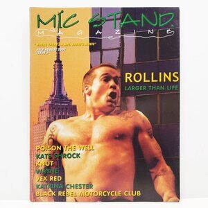 Mic Stand Magazine Vintage 2002 Henry Rollins Mushroomhead Poison The Well Y2K